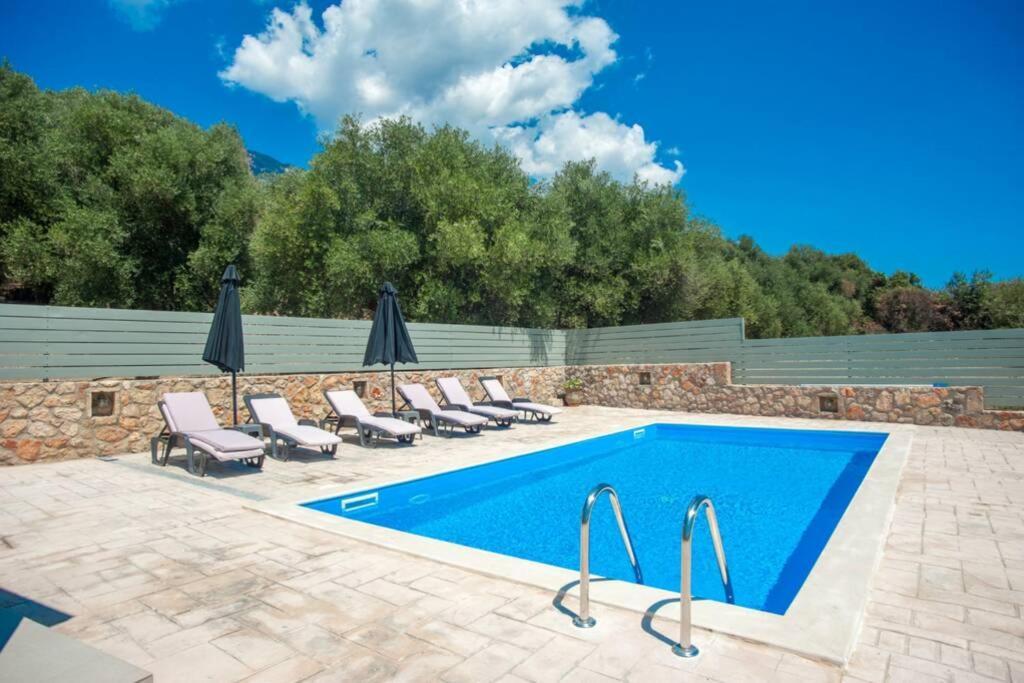 Villa Afrato Calma In Trapezaki-Private Pool -2 Br Trapezaki  Eksteriør bilde