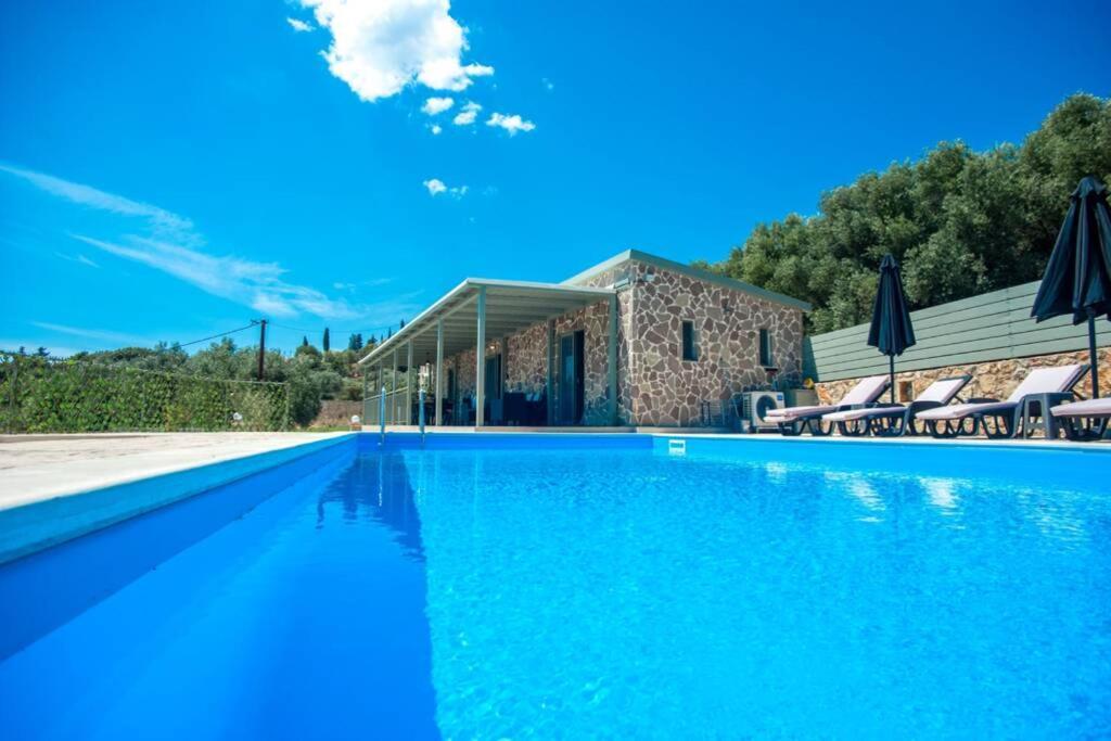 Villa Afrato Calma In Trapezaki-Private Pool -2 Br Trapezaki  Eksteriør bilde